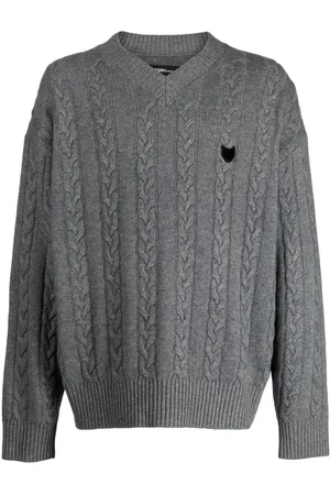 SONGZIO Panther cable-knit jumper
