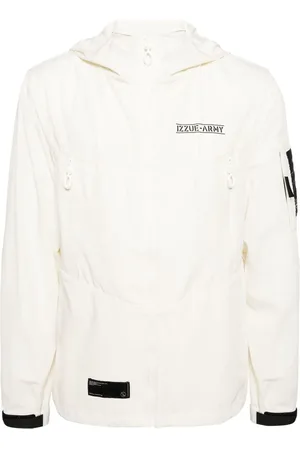 Izzue Zip-up hooded windbreaker