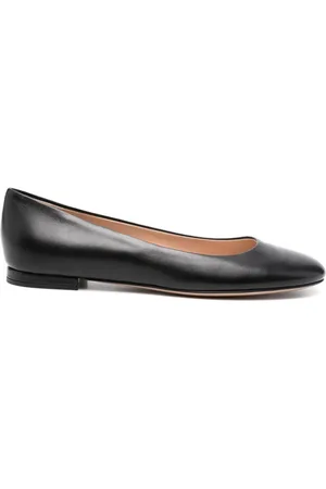Gianvito Rossi Leather ballerina shoes