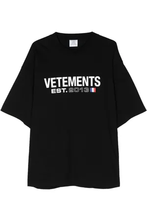 Vetements Logo-print cotton T-shirt