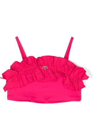 Twin-Set Ruffled crop top