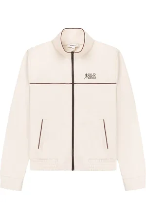 Sporty & Rich Action logo-print track jacket