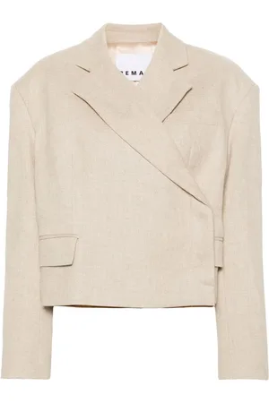 REMAIN Cropped wrap blazer
