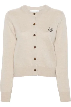 Maison Kitsuné Bold Fox Head wool cardigan