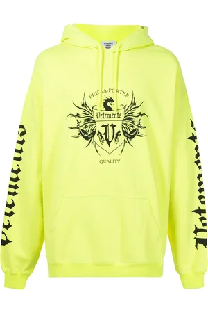Vetements Logo-print pullover hoodie