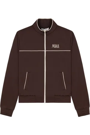 Sporty & Rich Action logo-print track jacket