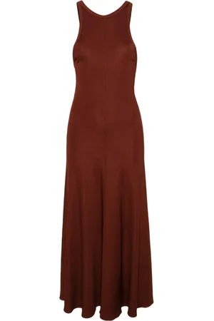 FORTE FORTE Racerback fine-ribbed maxi dress