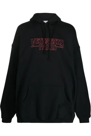 VETEMENTS Graphic Logo Print Hoodie - Farfetch