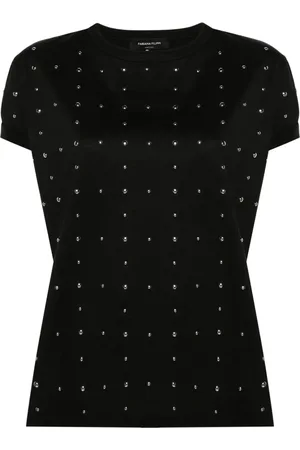 Fabiana Filippi Studded cotton T-shirt