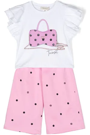 Twin-Set Polka dot trousers set