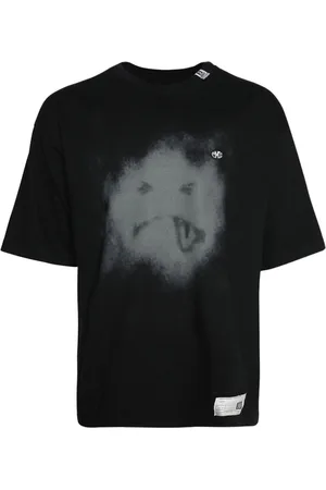 Maison Mihara Yasuhiro Smily Face 2 graphic-print cotton T-shirt