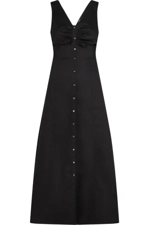 Karl Lagerfeld Button-down cotton maxi dress