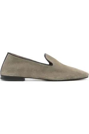 WALES BONNER Suede flat slippers