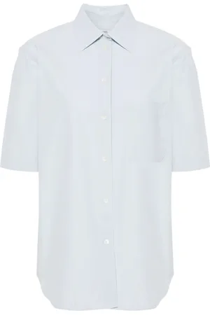 Totême Short-sleeve poplin shirt