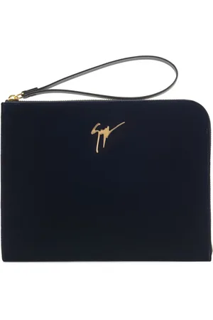 Giuseppe Zanotti Fabian logo-plaque clutch bag