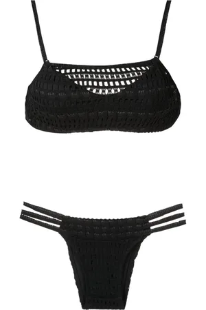 AMIR SLAMA Open-knit bikini set