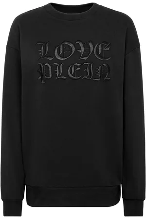 Philipp Plein Logo-patch cotton sweatshirt