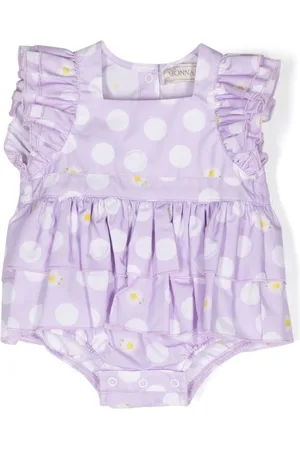 MONNALISA Polka dot-print cotton dress