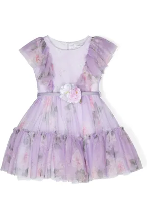 MONNALISA Floral-print party dress
