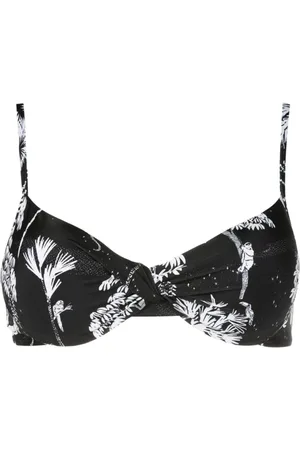 Lygia & Nanny Cassis twist-detail bikini top
