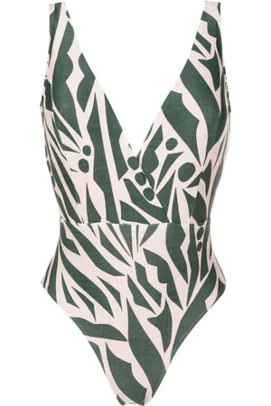 Lygia & Nanny Evita abstract-print one-piece