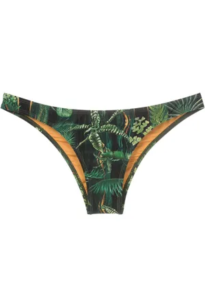 Lygia & Nanny Poipu leaf-print bikini bottoms
