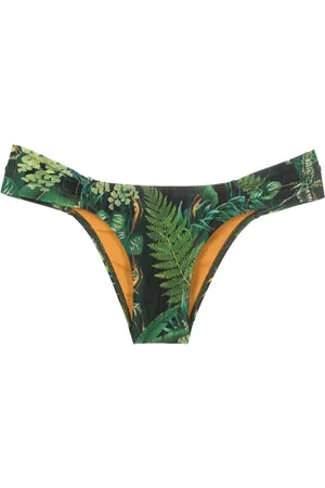 Lygia & Nanny Ritz leaf-print bikini bottoms