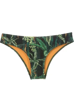 Lygia & Nanny Waikiki leaf-print bikini bottoms