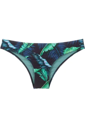 Lygia & Nanny Waikiki leaf-print bikini bottoms