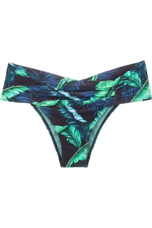 Lygia & Nanny Jasper leaf-print bikini bottoms