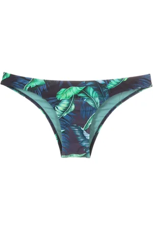 Lygia & Nanny Poipu leaf-print bikini bottoms