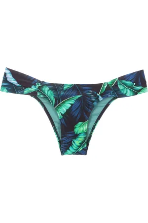 Lygia & Nanny Ritz leaf-print bikini bottoms