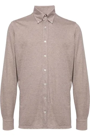 N.PEAL Cotton-cashmere blend shirt