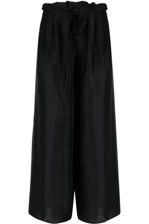 FORTE FORTE Wide-leg silk trousers