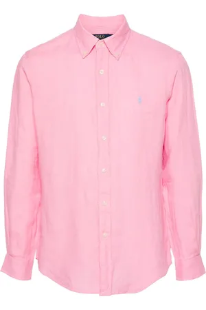 Ralph Lauren Polo Pony-embroidered linen shirt