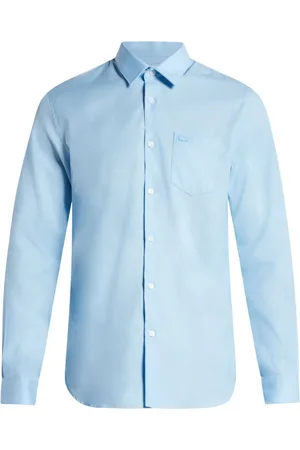 Lacoste Logo-embroidered cotton shirt