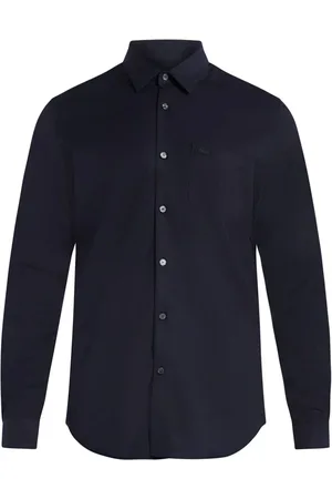 Lacoste Logo-patch cotton shirt