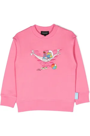 Emporio Armani X Smurfs cotton sweatshirt