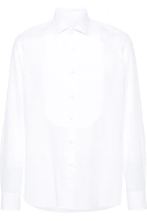 TAGLIATORE Pliss?? poplin cotton shirt