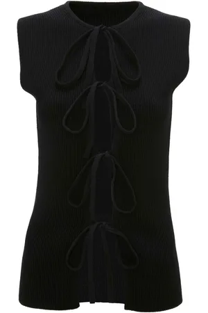 J.W.Anderson Bow-tie ribbed tank top