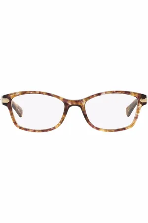 Coach Tag Temple tortoiseshell glasses