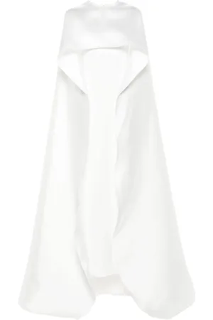 Solace Cape-layer maxi dress