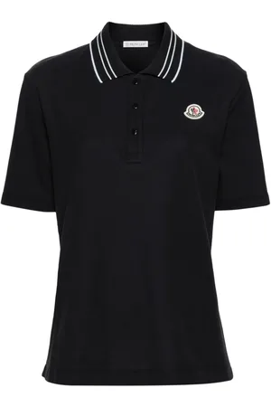 Moncler Logo-patch cotton polo shirt