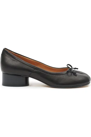 Maison Margiela Tabi 30mm leather ballerina pumps