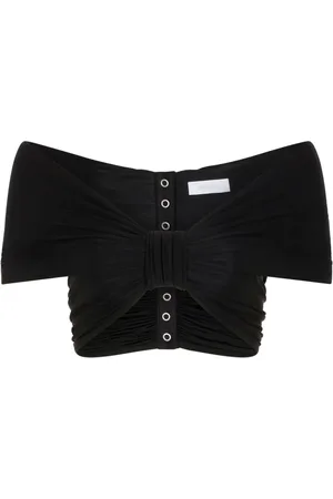 Paco rabanne Off-shoulder draped top