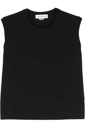Victoria Beckham Sleeveless organic cotton top