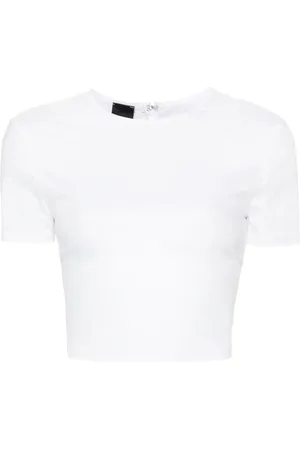 Pinko Short-sleeve cropped T-shirt