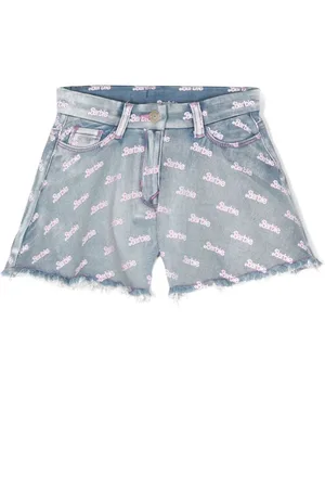 MONNALISA X Barbie??? denim shorts