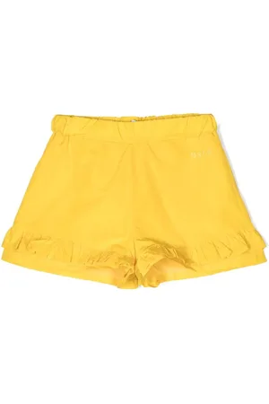Msgm Logo-embroidered shorts