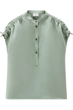 Woolrich Ruched sleeveless shirt